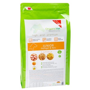 ORGANICVET-Hund-Trockennahrung-JUNIIOR Produktbild