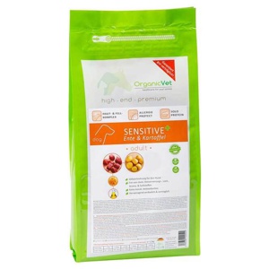 ORGANICVET-Hund-Trockennahrung-SENSITIVE Produktbild