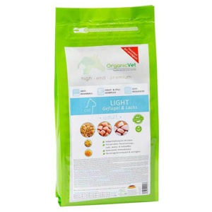 OrganicVet Katze Trockennahrung Light Geflügel & Lachs, 1.5 kg n.v. Produktbild