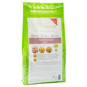 OrganicVet Katze Trockennahrung Nieren-Diät, 1.5 kg Beutel Produktbild