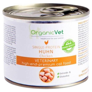 OrganicVet Single-Protein Huhn für Katzen, 200 g n.v. Produktbild