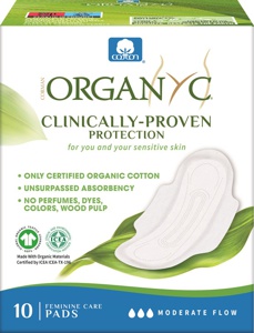 Organyc Økologiske Dagbind m. Vinger - 10 stk. produktbillede