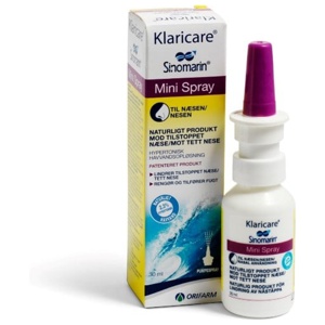 Orifarm Klaricare Næsespray mini 30 ml produktbillede