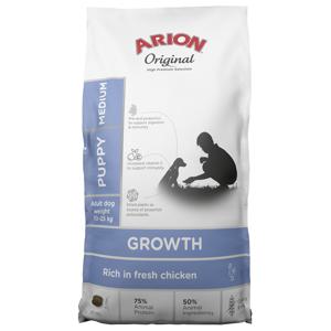 Original Growth Chicken Medium Torrfoder för Valpar - 12 kg produkt bild