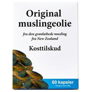 Orignal Muslingeolie - 60 kapsl. produktbillede