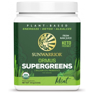 Ormus Super Greens Mint 225 g EKO produkt bild