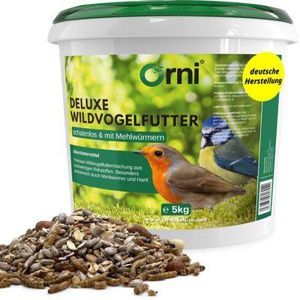 Orni Deluxe Streufutter mit Mehlwürmern für Wildvögel 5 kg Produktbild