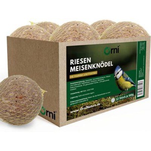 Orni Ganzjahres Riesenmeisenknödel 500g, mit Netz o. Folie 12 Stück Produktbild