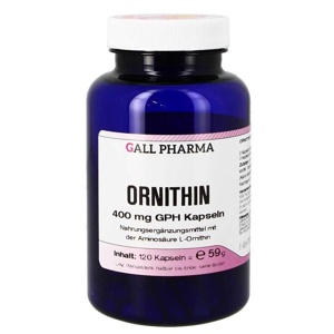 Ornithin 400 mg GPH Kapseln, 120 St Kapseln Produktbild