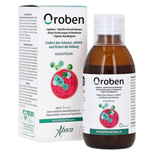 Oroben bei Aphten 150 ml Mundwasser Produktbild