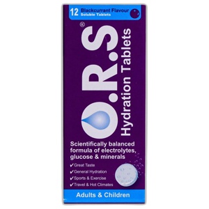 ORS Hydration Tablets Blackcurrant Pack of 12 product image