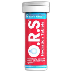 ORS Hydration Tablets Strawberry Pack of 12 product image
