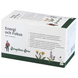 Örtagubben Energi och Fokus 20 tepåsar produkt bild