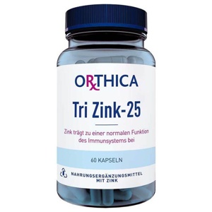 Orthica Tri Zink 25 Kapseln, 60 St Kapseln Produktbild
