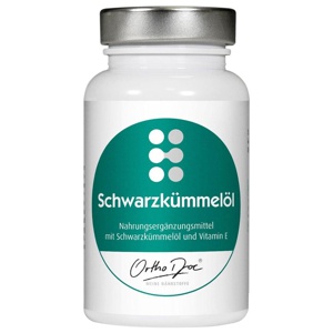 ORTHODOC Schwarzkümmelöl Kapseln Produktbild