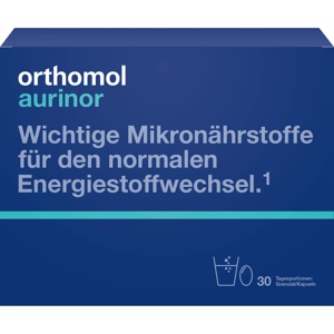 ORTHOMOL aurinor Granulat/Kaps.Kombipack. Produktbild