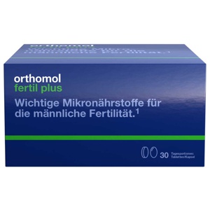 orthomol Fertil plus Tabletten/Kapseln 30 St, 78 g Produktbild