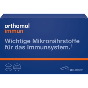 ORTHOMOL Immun Direktgranulat Himbeer/Menthol Produktbild
