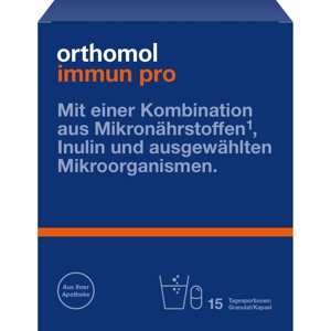ORTHOMOL Immun pro Granulat/Kapseln Kombipack. Produktbild