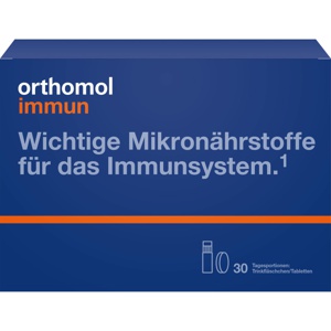 ORTHOMOL Immun Trinkfläschchen/Tabl.Kombipack. Produktbild