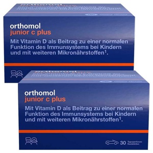 Orthomol Junior C plus Kautabletten Waldfrucht, 2x30 St Kautabletten Produktbild