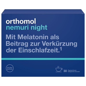 ORTHOMOL nemuri night Granulat Produktbild
