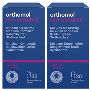 Orthomol pro metabol Kapseln, 2x30 St Kapseln Produktbild