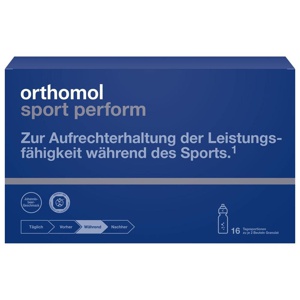orthomol sport perform - Elektrolyte für den Sport - mit Vitamin B12, Magnesium und Calcium - Granulat Produktbild