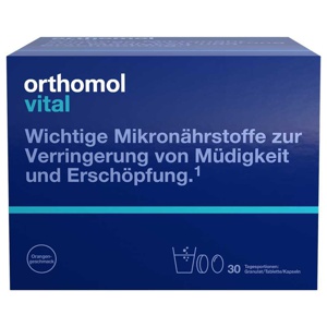 ORTHOMOL Vital Granulat/Tablette/Kapseln Orange Produktbild