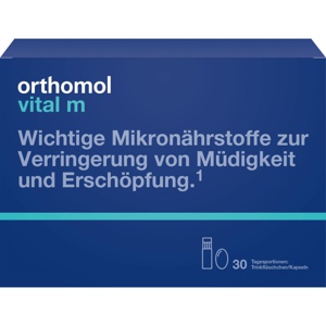 ORTHOMOL Vital M Trinkfläschchen/Kaps.Kombipack. Produktbild