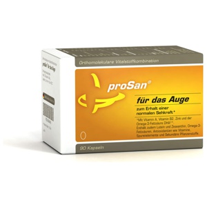 ORTHOMOLEKULARE Vitalstoffkomb.proSan f.Auge Kps. Produktbild