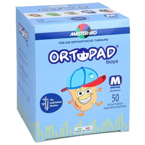 ORTOPAD for boys medium Augenokklusionspflaster Produktbild