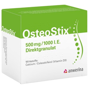 Osteostix 500 mg / 1000 I.E. Direktgranulat Beutel, 60 St Granulat Produktbild