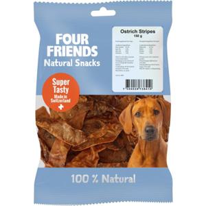 Ostrich Stripes hundgodis - 150 g produkt bild