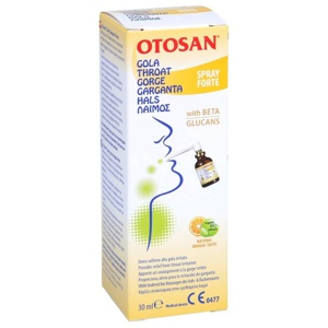 OTOSAN Hals- und Rachenspray Forte 30 ml Spray Produktbild