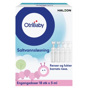 Otribaby Saltvannsløsning, 18 x 5 ml produktbilde