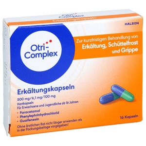 OTRICOMPLEX Erkältungskapseln Produktbild