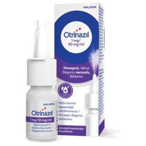 Otrinazil ninasprei lahus 1mg+50mg 1ml 10ml n1 toote pilt