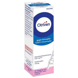 OTRIVEN gegen Schnupfen 0,025% Nasentropfen Produktbild