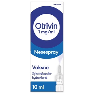 Otrivin 1 mg/ml nesespray 10 ml produktbilde