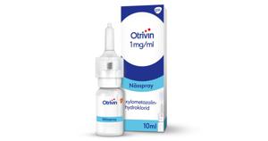 Otrivin Nässpray, lösning 1 mg/ml 10 ml produkt bild