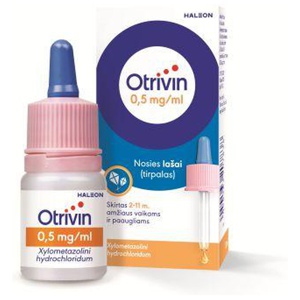 Otrivin ninatilgad 0.5mg/ml 10ml toote pilt