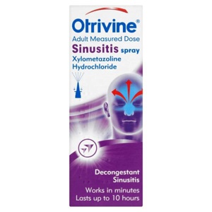 Otrivine Adult Measured Dose Sinusitis Spray 10ml product image