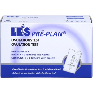 Ovulationstest Pre Plan LH, 7 St Test Produktbild