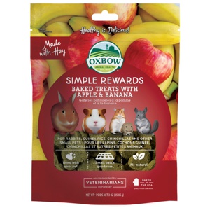 Oxbow Simple Rewards Baked Treats with Apple & Banana 85 g produkt bild