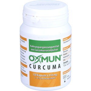 Oximun Curcuma Kapseln, 120 St Kapseln Produktbild
