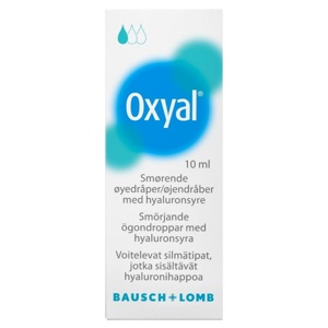 Oxyal Smørende Øjendråber 10 ml produktbillede