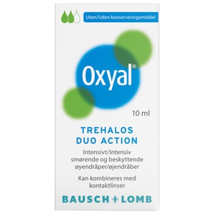 Oxyal Trehalos Duo Action øyedråper 10 ml produktbilde
