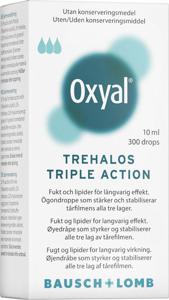 Oxyal Trehalos Triple Action ögondroppar 10 ml produkt bild