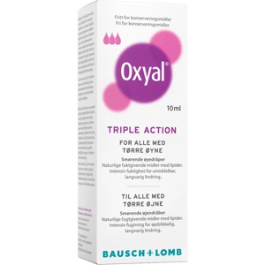 Oxyal Triple Action øyedråper 10 ml produktbilde